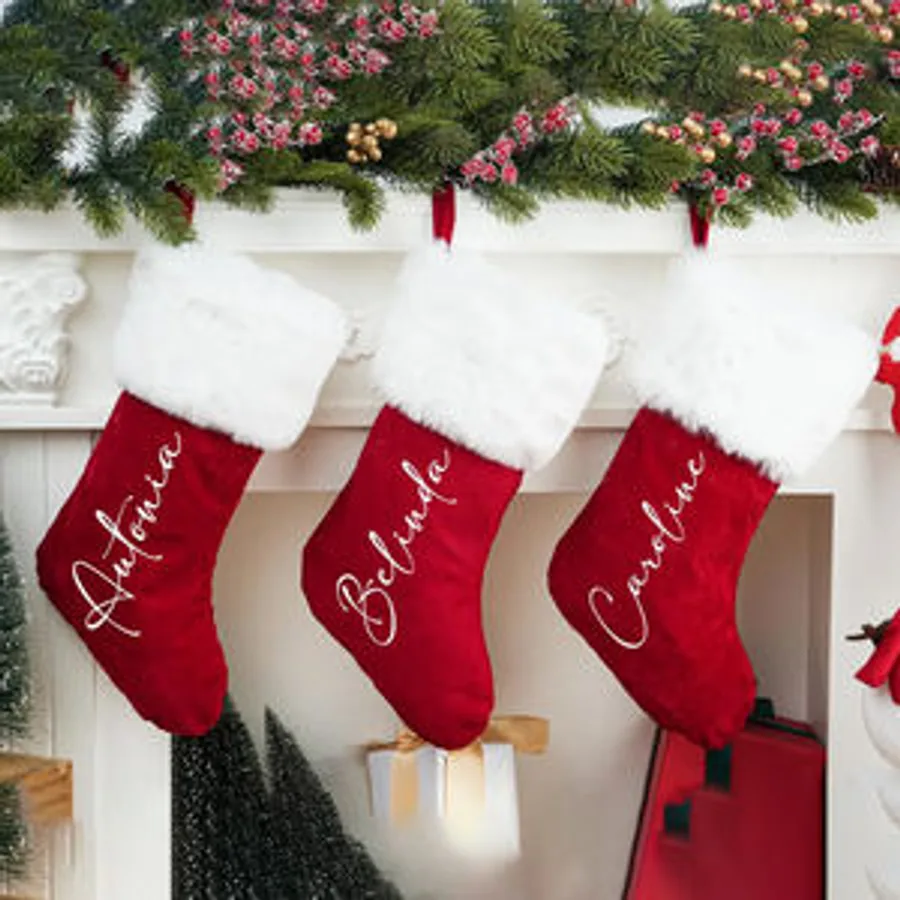 Plush Christmas Stocking